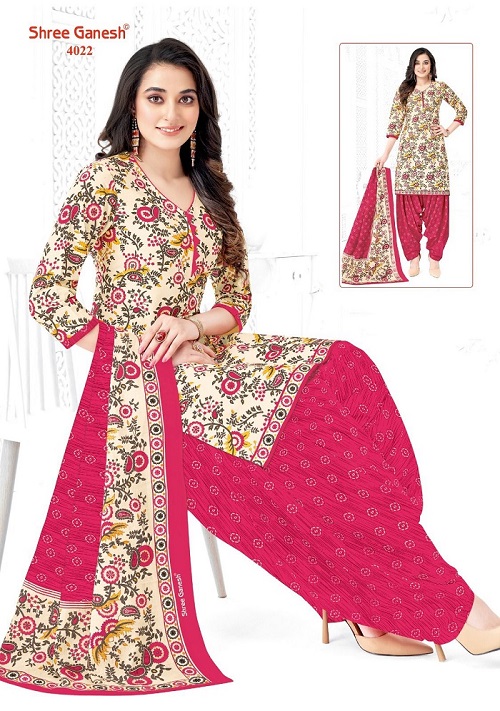 Shree Ganesh Hansika Vol 20 Patiyala Cotton Dress Material
